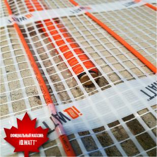 Тонкий самоклеящийся греющий мат IQ FLOOR MAT 150 Вт/м.кв - 4,0м²