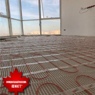 Тонкий самоклеящийся греющий мат IQ FLOOR MAT 150 Вт/м.кв - 5,0м²