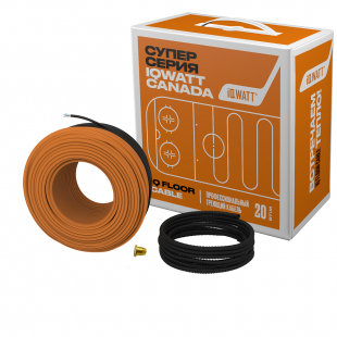 Греющий кабель IQ FLOOR CABLE 20 Вт/м - 20 м