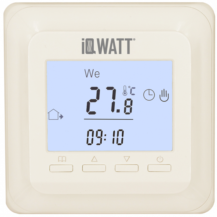 Терморегулятор с ЖК-дисплеем IQ THERMOSTAT Р (ivory)