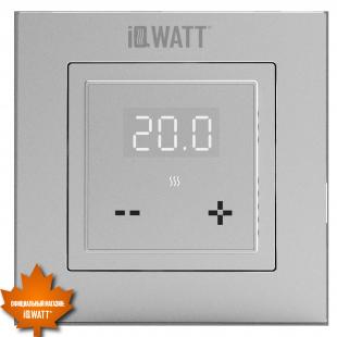 Электронный термостат IQ THERMOSTAT D серебристый металлик