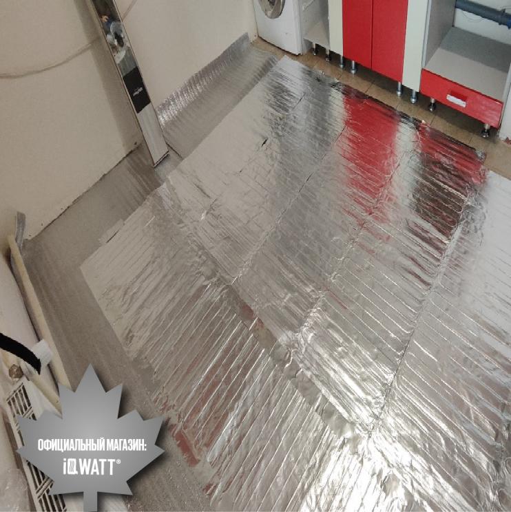 Ультратонкий греющий мат IQ LAMINATE MAT 150 Вт/м.кв - 12,0м²