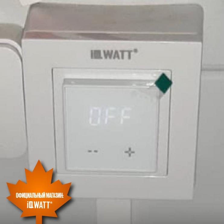 Электронный программируемый термостат IQ THERMOSTAT D white WI-FI