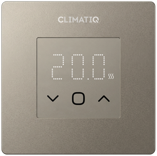 Электронный терморегулятор CLIMATIQ FD шампань