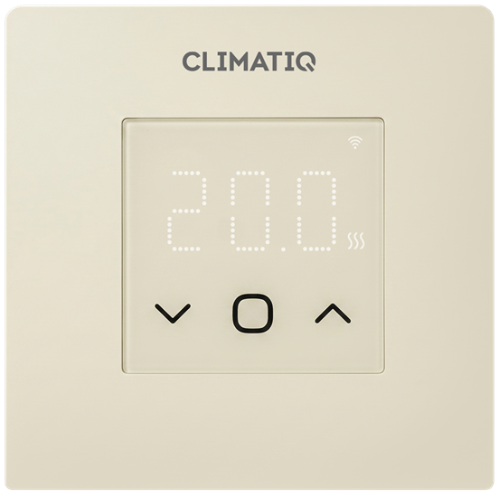 Электронный терморегулятор CLIMATIQ FD слоновая кость